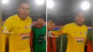 La curiosa reacción de Campos con recogebolas de Cienciano que le pidieron foto: "Ahora sí"