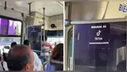 Chofer coloca un anuncio con su cuenta de TikTok en el carro y redes estallan: “Hay que seguirlo”