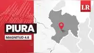Fuerte temblor de magnitud 4.8 se sintió hoy en Piura, según IGP