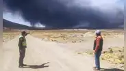 Cenizas del volcán Ubinas dejaron en tinieblas San Juan de Tarucani en Arequipa