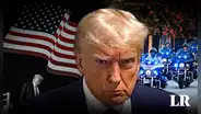 Difunden primera foto del expresidente de EE. UU. Donald Trump durante su fichaje en la cárcel