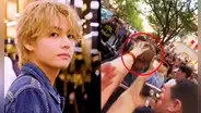 BTS: fan intenta jalarle el cabello a Taehyung en video viral y desata la indignación de ARMY