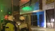 Comas: presuntos extorsionadores detonan un explosivo en la puerta de un bar