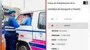 Evita multas y VERIFICA si tu certificado de normas de tránsito está REGISTRADO en el MTC