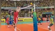 Perú perdió 0-3 contra Brasil por la fecha 1 del Sudamericano de Vóley Masculino 2023
