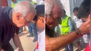 Fossatti tuvo conmovedor gesto con pequeño hincha de la U: “¿Por qué estás llorando?”