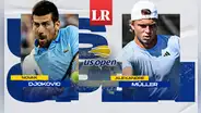 ¿Dónde juegan Novak Djokovic vs. Alexandre Müller EN VIVO HOY por US Open 2023?