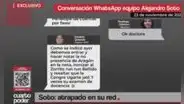 "Debemos crear cuentas bamba": así operaba el equipo de Alejandro Soto para defenderlo
