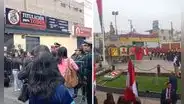 Tacneños reclaman que no pueden ingresar a plaza para ceremonia de reincorporación de la región