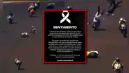 Tragedia en carrera de motos: impactantes imágenes del accidente que dejó 2 pilotos muertos