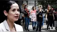 Sigrid Bazán presentó reclamo al Mininter tras hostigamiento de La Resistencia