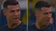 Cristiano Ronaldo 'explotó' contra árbitro por anularle gol tras ir al VAR: "Siempre contra mí"