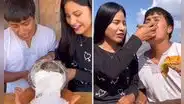 Waldir Maqque hace pizza junto a una joven y usuarios especulan: “Te reto a pedirle matrimonio”
