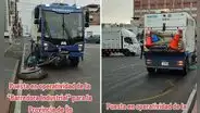 Estrenan máquina para asear calles en Moquegua y en redes 'trolean': "¿Como limpiará los baches?"