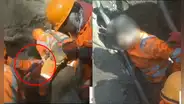 Obreros de empresa china que ejecuta carretera Huánuco-La Unión quedaron enterrados