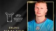 Erling Haaland es escogido como el mejor jugador de la UEFA por encima de Lionel Messi