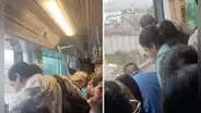 Usuaria narra situación dentro de tren de la Línea 1 tras incidente: "Empezaron a desmayarse"