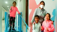 Niña de 8 años da sus primeros pasos luego de que le dijeran que no caminaría más tras negligencia