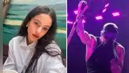 Rauw Alejandro canta tema que le dedicó a Rosalía y llora en concierto