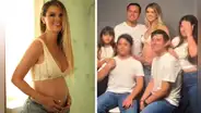Brunella Horna luce embarazo en tierna sesión de fotos junto con los hijos de Richard Acuña