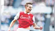 Arsenal celebra en casa tras vencer al Manchester United
