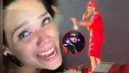 Andrea San Martín rompe en llanto al ver a Anuel AA en concierto: “Brutalmente guapo”