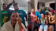 Familia completa se rapa el cabello junto a mujer que padece cáncer: “Hermoso acto de amor”