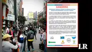Gamarra: 8 gremios rechazan anunciada marcha a Palacio de Gobierno este 6 de setiembre