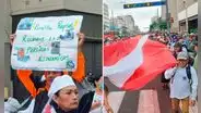 Pescadores marchan hacia el Congreso exigiendo que Repsol subsane daños por derrame de petróleo