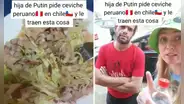 Extranjera pide ceviche peruano en Chile y se decepciona al probarlo: "Parece una ensalada"