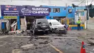 La Victoria: explosión en grifo dejó 2 heridos y vivienda afectada