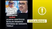 La variante 'pirola' no genera síntomas específicos de la COVID-19 ni es una bacteria