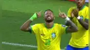 Neymar y su histórico gol con Brasil: superó récord de O'Rei Pelé con un 'bombazo' en el área