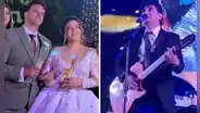William Luna sorprende a Estrella Torres y su esposo, Kevin Salas, al cantar en su matrimonio