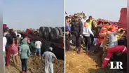 Piura: 4 muertos deja volcadura de tráiler en carretera de Sullana
