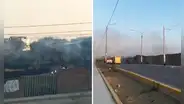 Registran incendio en interior de Universidad de Piura