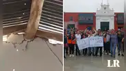Escolares estudian en colegio inhabitable de La Libertad y a punto de colapsar: padres piden ayuda
