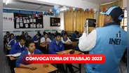 ¿Buscas TRABAJO? INEI abre convocatoria para más de 1.000 aplicadores: ¿cómo aplicar AHORA?