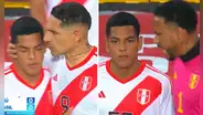 Paolo Guerrero y Pedro Gallese alentaron a Joao Grimaldo antes de debutar contra Brasil