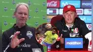 DT de Seattle Sounders le respondió a Reynoso por poner a Ruidíaz a defender el tiro de esquina
