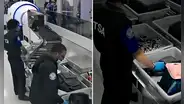 Así robaban oficiales a pasajeros durante control de equipaje en aeropuerto: uno será enjuiciado