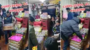 ¡Corte de pelo en Puno! Ciudadanos sorprenden al realizar un sinfín de regalos al futuro padrino