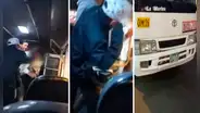 ¡Indignante! Cobrador golpea a universitario que solo le pedía que se le cobre medio pasaje