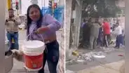 La Victoria: vendedora de desayuno es agredida por trabajadores de funeraria