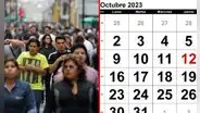 FERIADOS en Perú (octubre 2023): MIRA la lista OFICIAL de días festivos y no laborables en Perú