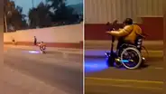 Peruano sale por las calles de Lima con su silla de ruedas modificada: “Debería estar en la NASA”