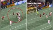 Ecuatoriano Campana burla a Luis Abram con un 'sombrerito' y anotó un golazo para el Inter Miami