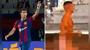 Hincha perdió apuesta tras gol de Joao Félix con FC Barcelona y tuvo que correr desnudo en Lisboa