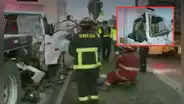 Panamericana Sur: 2 heridos de gravedad dejó triple choque cerca del puente Primavera