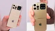 ¿iPhone 15 plegable? Empresa china crea un teléfono 'sapito' con logo de Apple